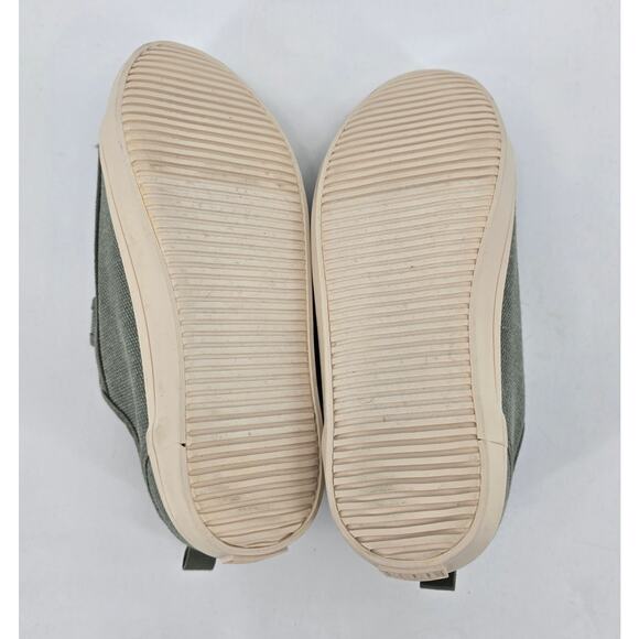 Old Navy Olive Green Canvas Kids’ Sneakers – Size 11 (17.5 cm) - Picture 7 of 8